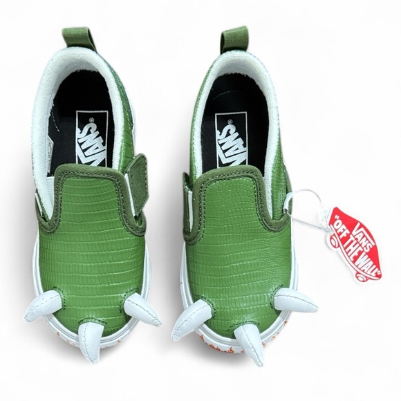 Vans Kids Sneakers with Dinosaur Spikes and Flames - Picture 5 of 6